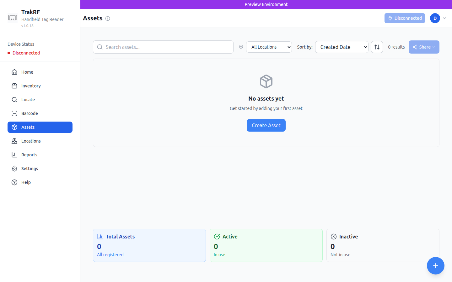 Assets screenshot